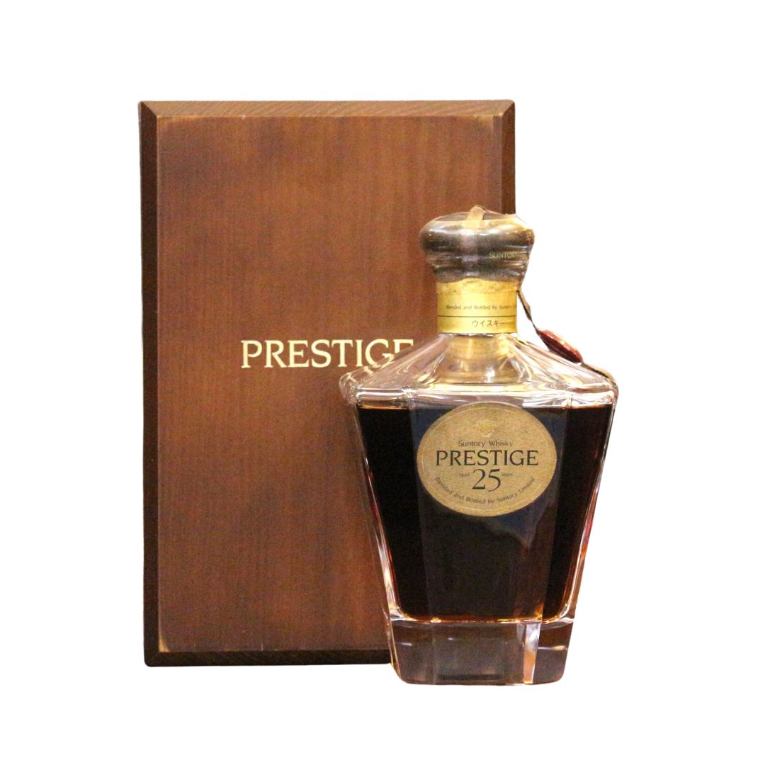 Suntory Prestige 25 Years Old Blended Japanese Whisky – Mizunara