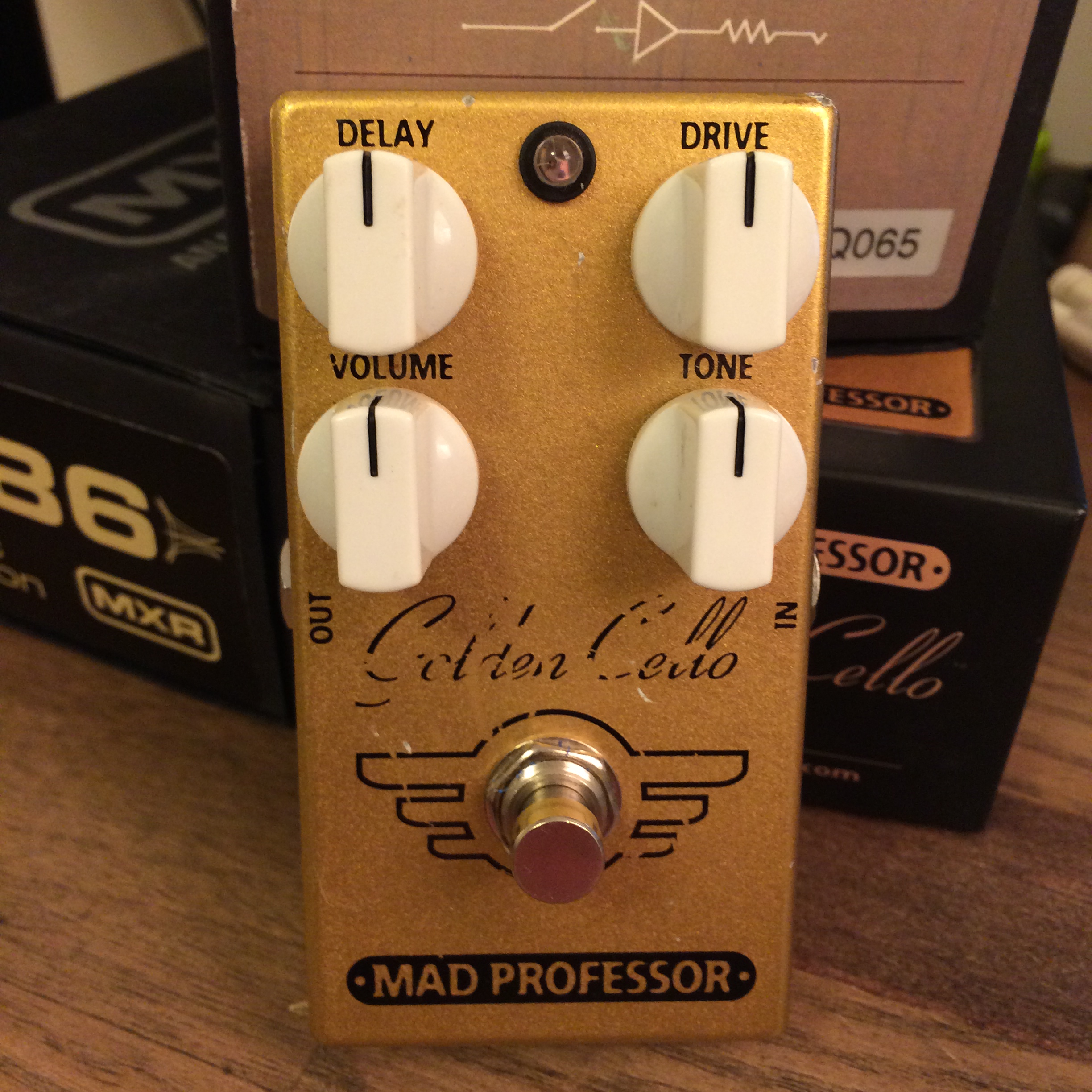 Because you didn't read the manual…. Mad Professor Golden Cello