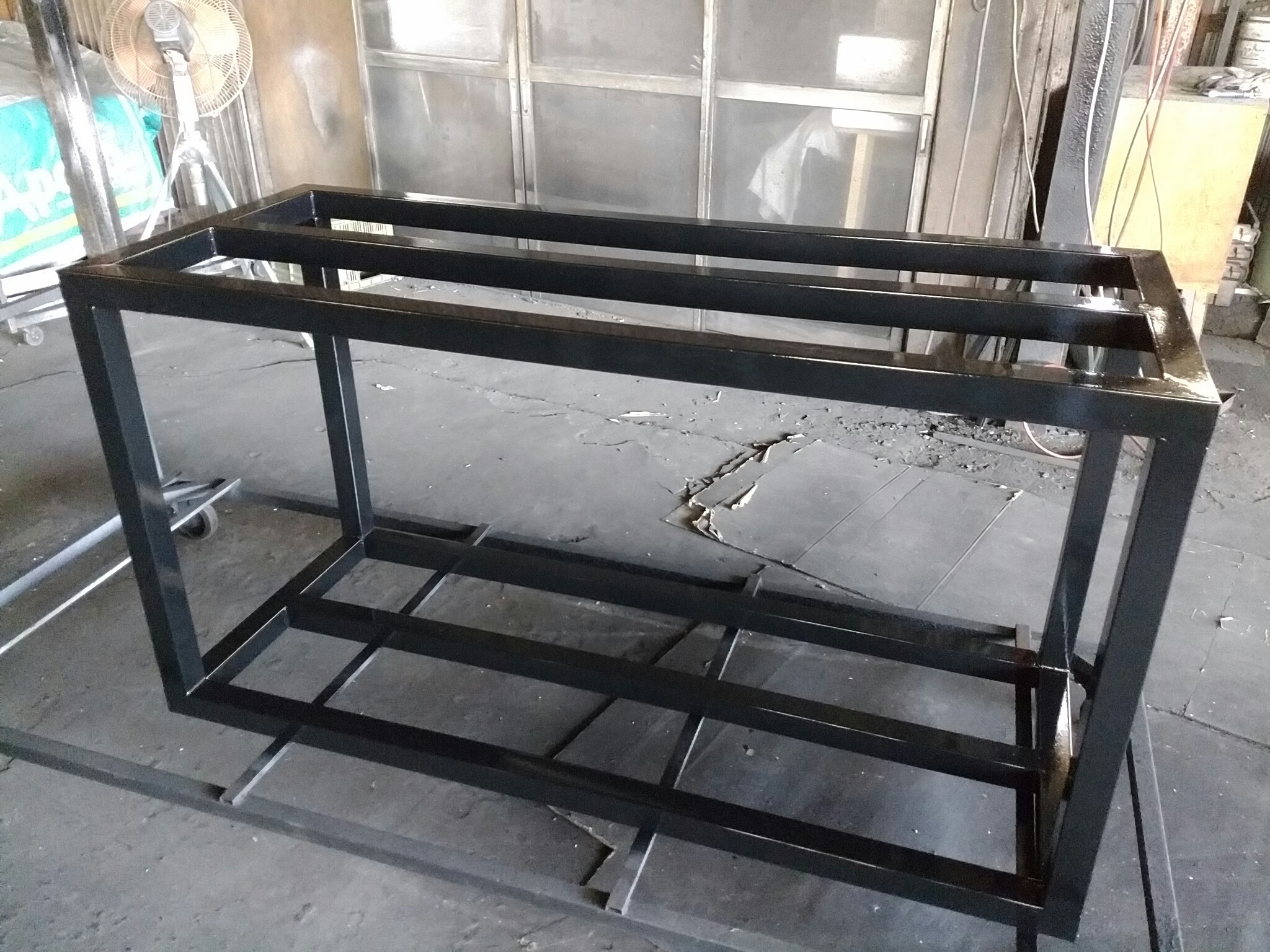 引取限定にて 特注50角パイプ 1500水槽台 【180×75×60cm】