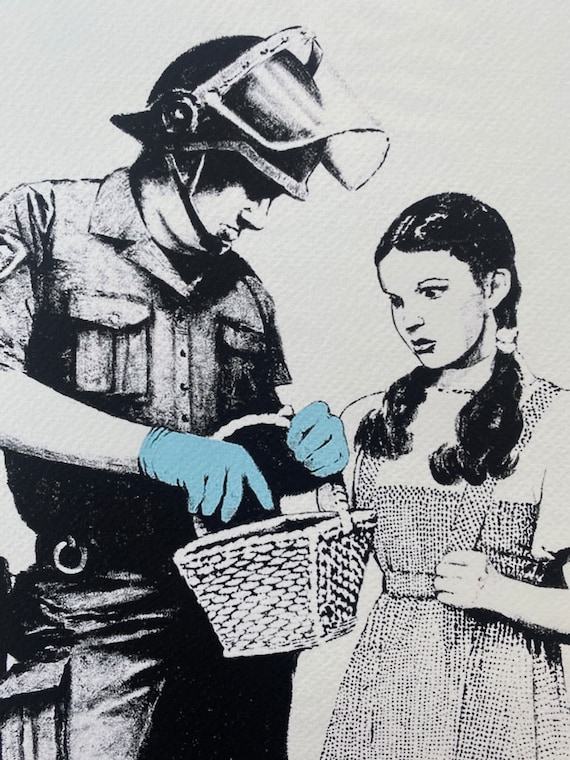 額装品/banksy bristol Dorothy 2009/バンクシー