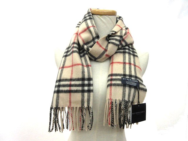 バーバリー ロンドン BURBERRY LONDON マフラー ノバチェック カシミヤ