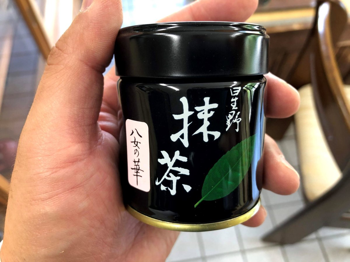 抹茶【八女の華】40グラム缶入り 星野製茶園 | 田中茶舗STORE