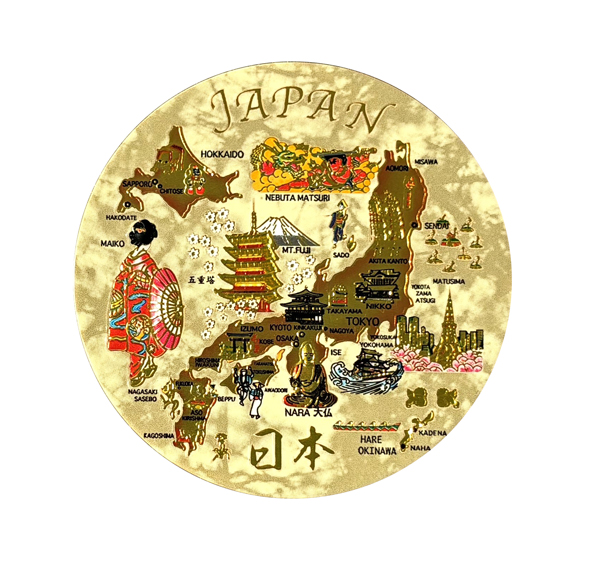 彫金絵皿 CHOKIN ART PLATE 6インチ インバウンド ホームステイ 日本