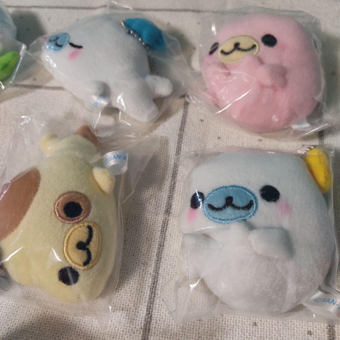 まめゴマ ミラー ぬいぐるみ マスコット キーホルダー サンエックス