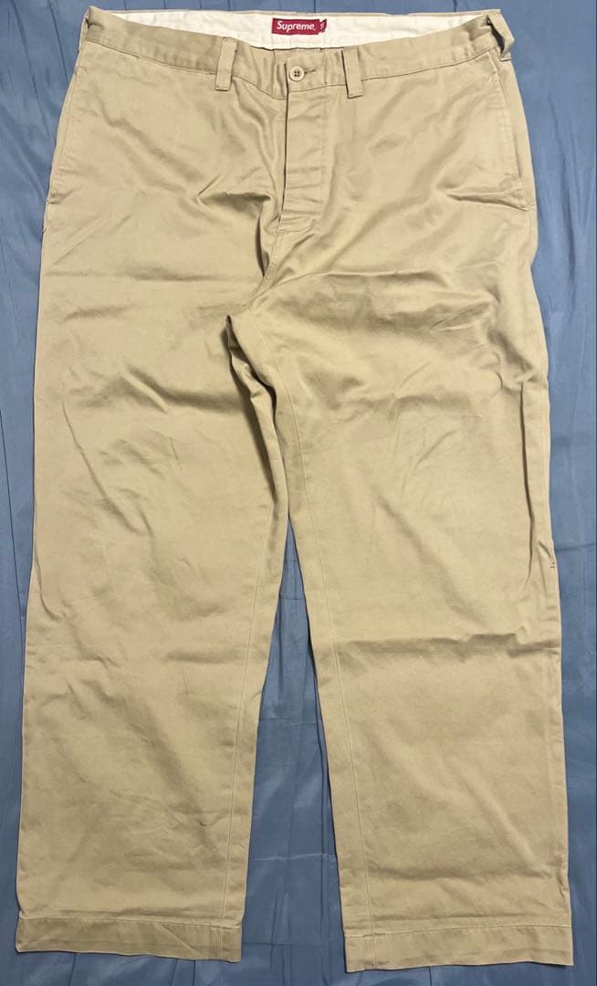 Supreme crown chino pant チノパン 36 ベージュ