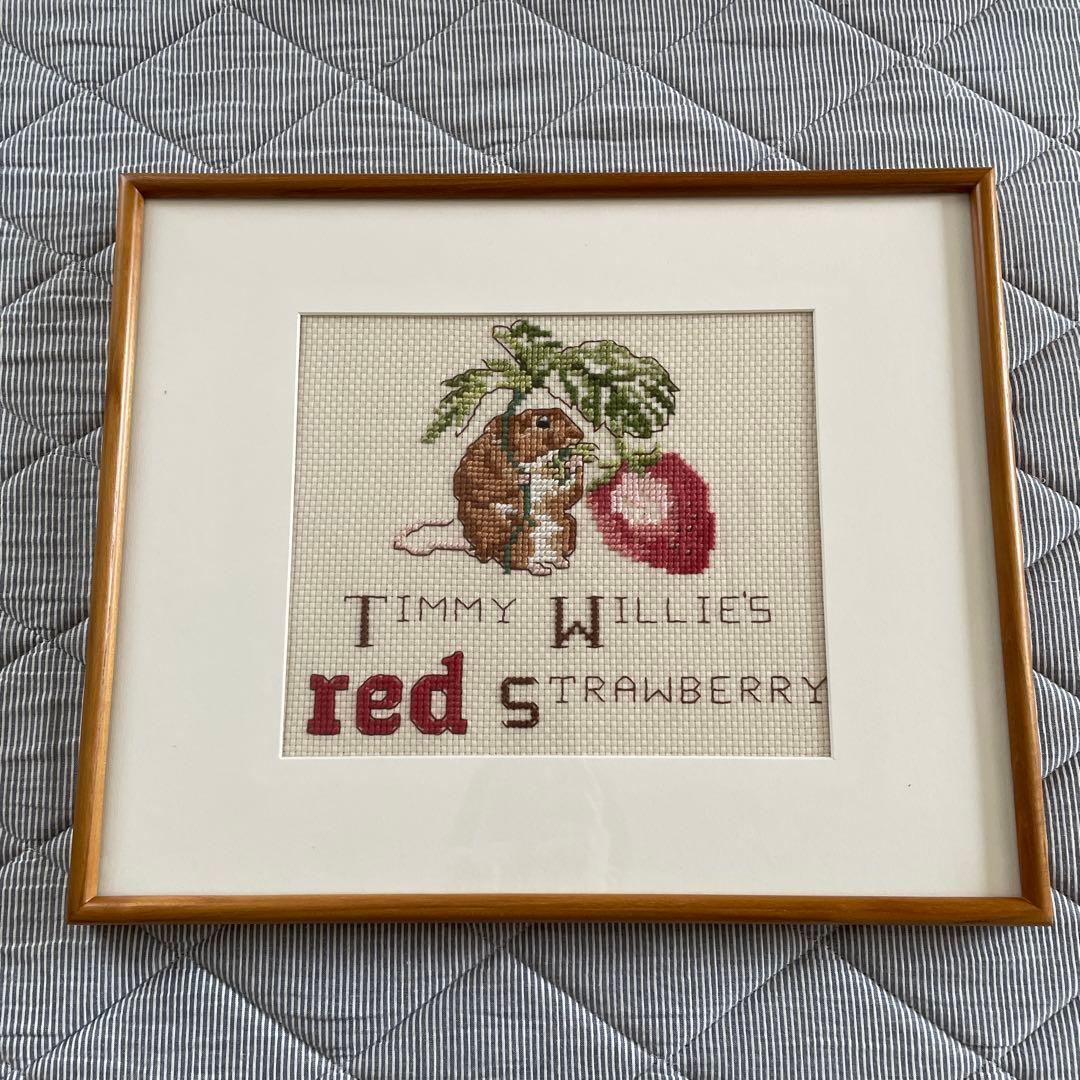 ピーターラビット刺繍額縁 クロスステッチフレーム＜ピーターラビット（TM）＞ | リバティ 生地