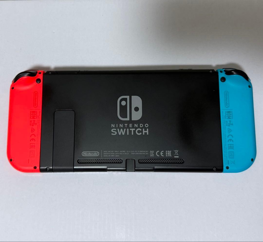 Nintendo Switch レッド/ブルー 本体 (持ち運びケース付)