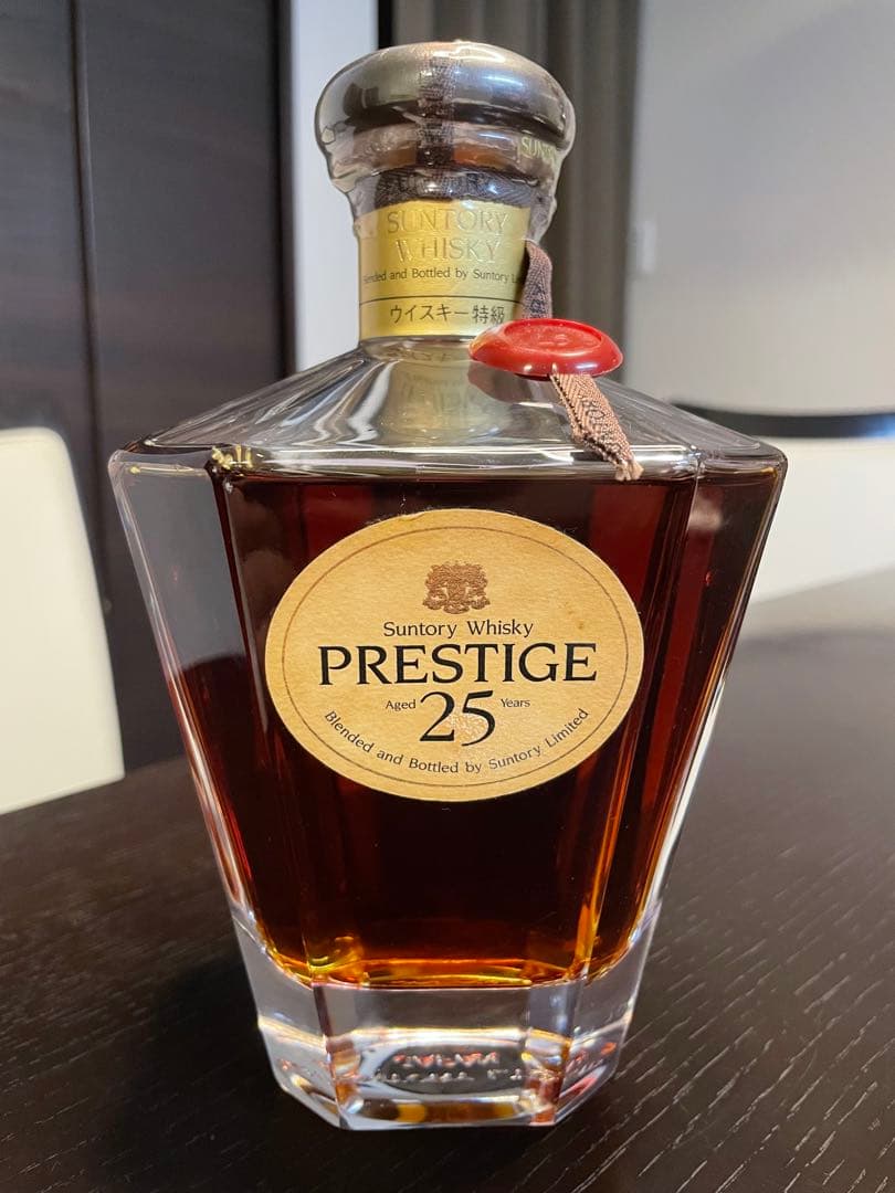 ウイスキー Suntory Whisky Prestige 25 Years Suntory Prestige 25 Years Old Blended Japanese Whisky – Mizunara