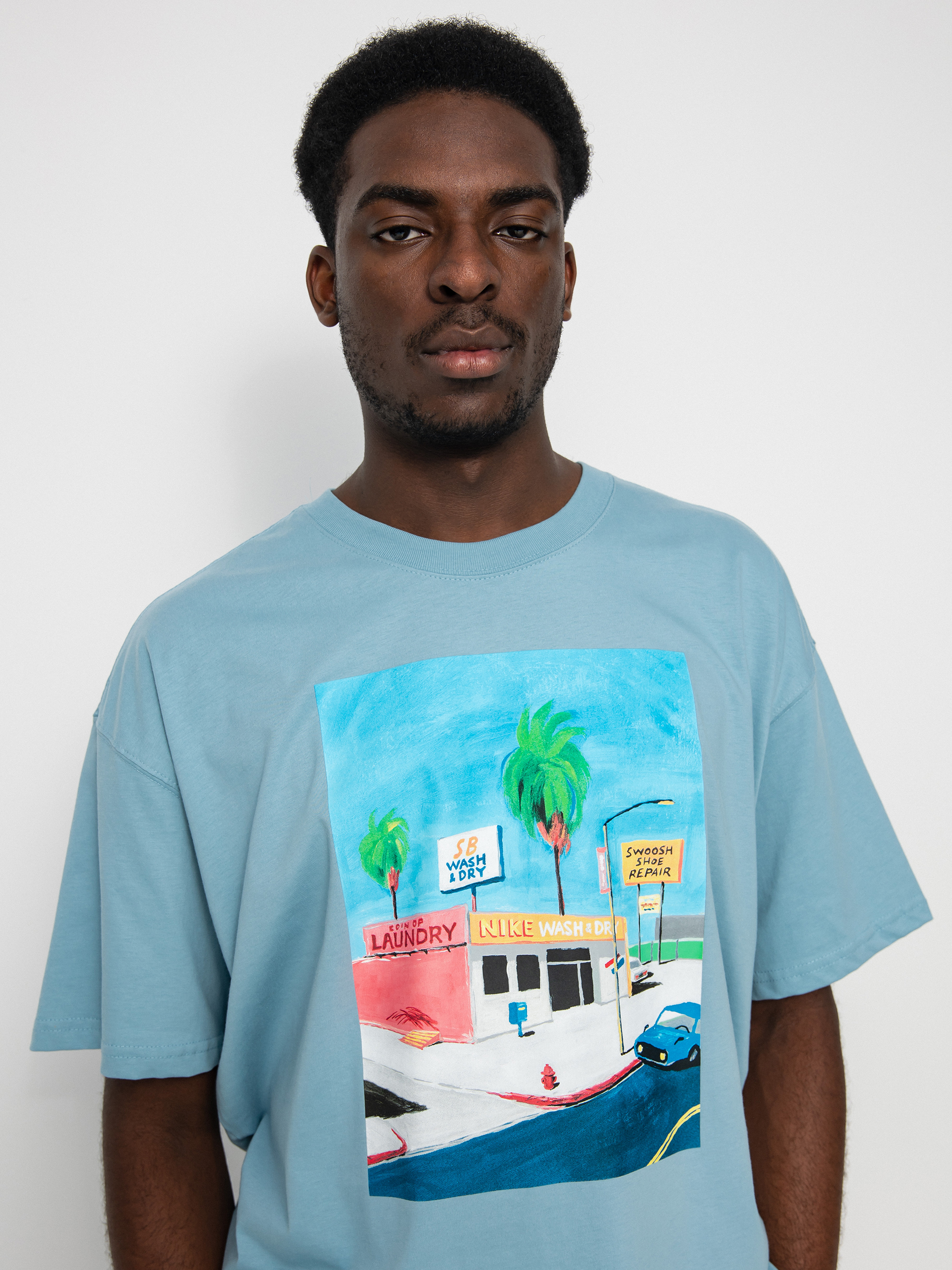 Nike SB Laundry T-shirt - blue (worn blue)